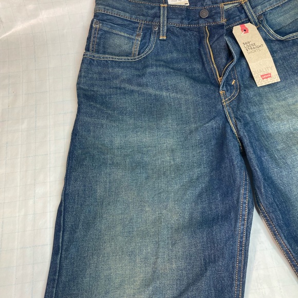 Levi's Men's 569 Loose Straight Denim Shorts W 32 L 23” - Picture 3 of 10